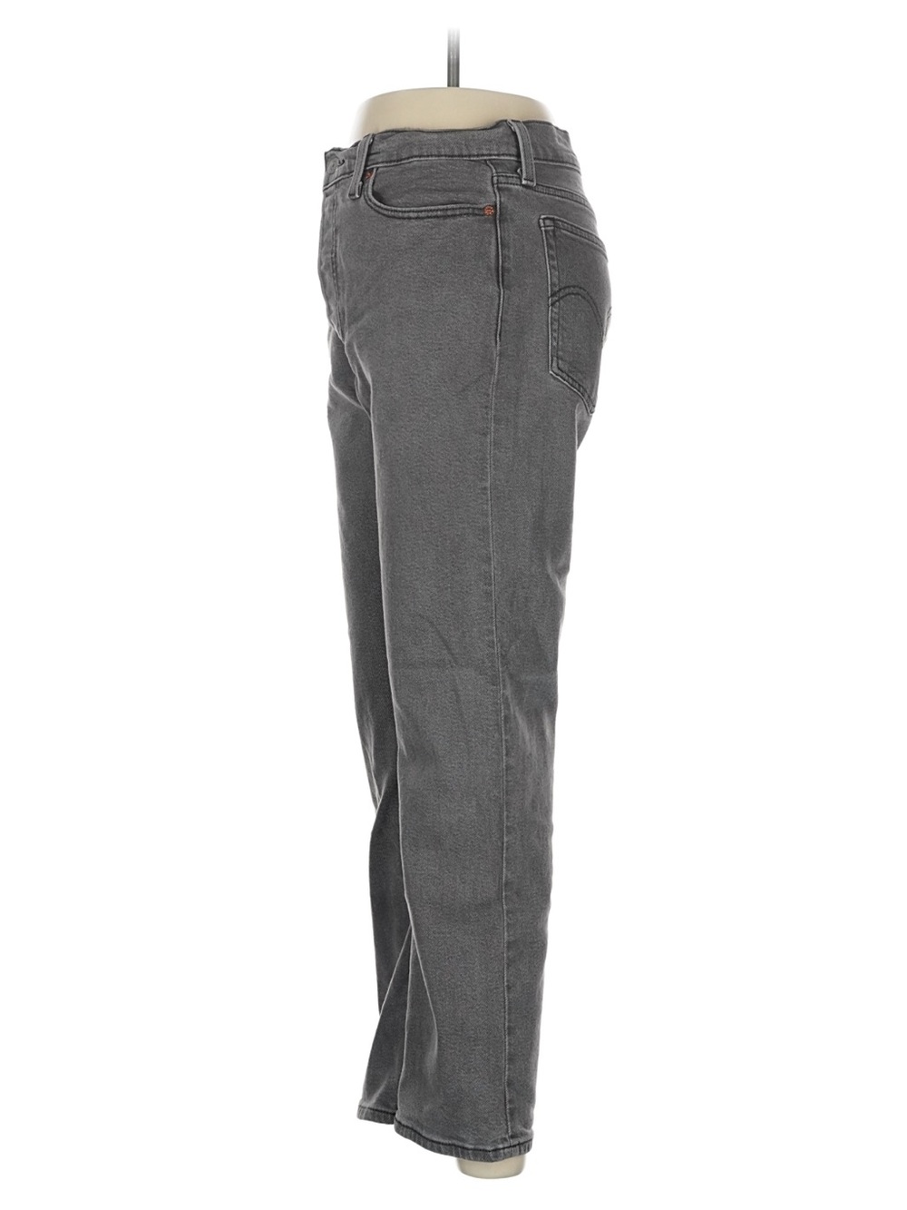 Levi's Women's Gray Straight-Leg Jeans - Picture 4 of 5
